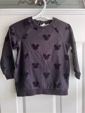 H&M x Disney black Mickey Mouse sweater 18-24 months